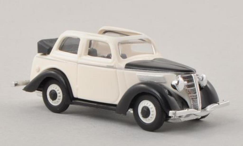 Ford Eifel 1/87 Busch Convertiblelimousine white/black diecast model cars