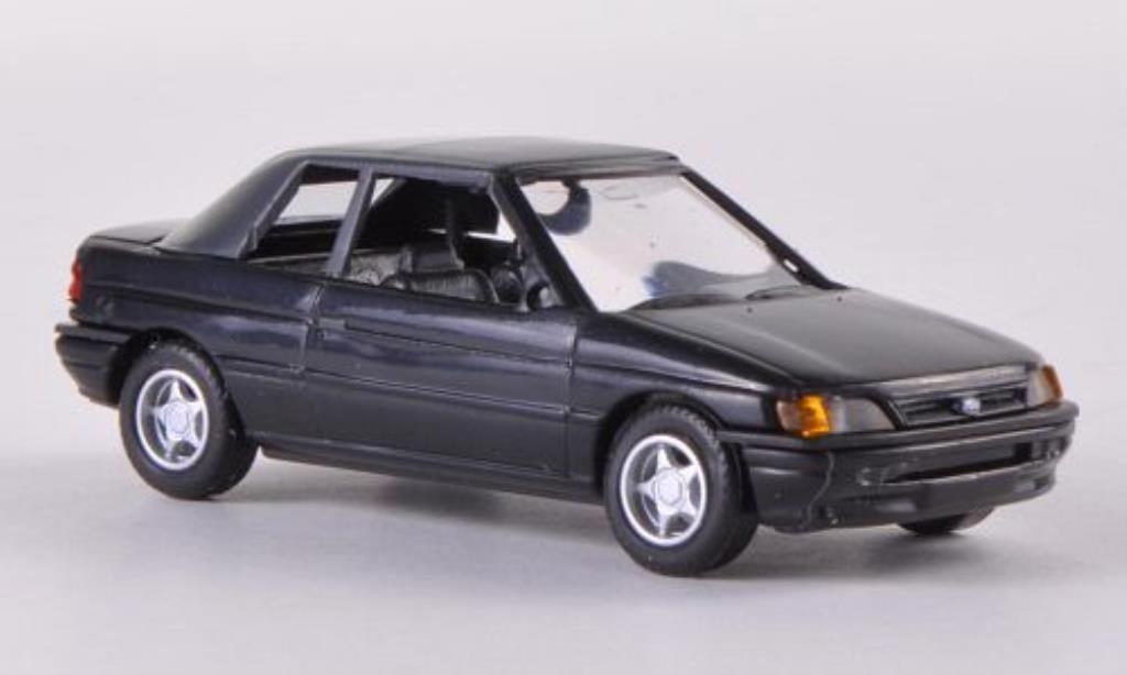 Ford Escort 1/87 Busch Convertible geschlossen black 1991 diecast model cars
