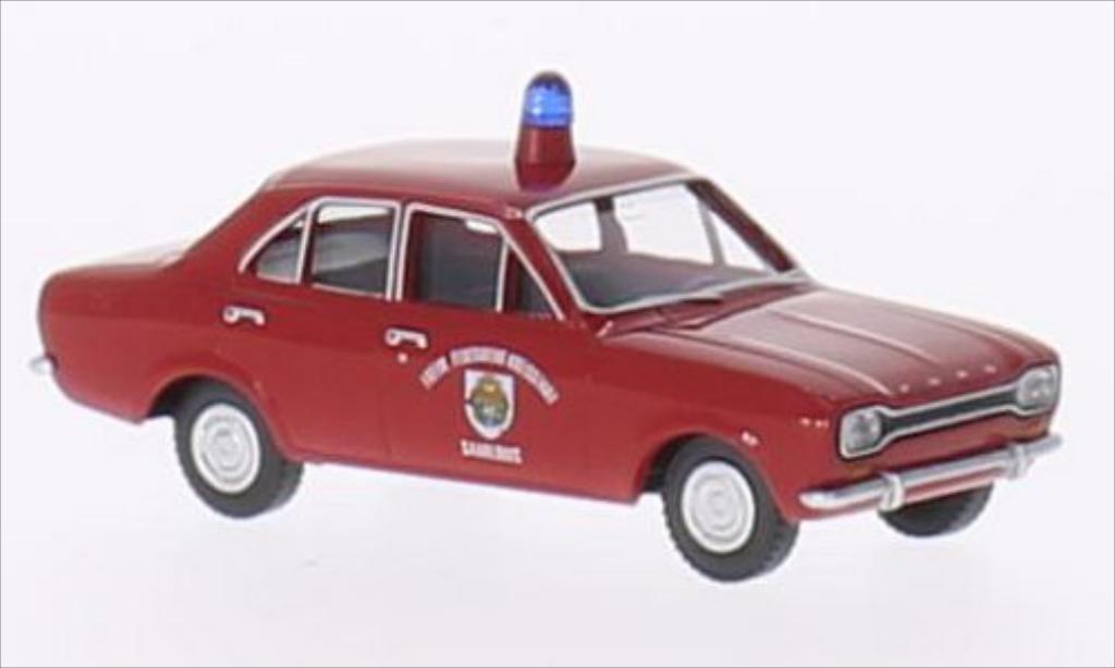 Ford Escort 1/87 Wiking I Freiwillige Fire brigade Saarlouis diecast model cars