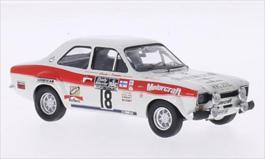 Ford Escort 1/43 Trofeu I 1600 No.18 Clarke & Simpson Motorcraft Rally WM RAC Rally 1973 /I.Kivimaki diecast model cars