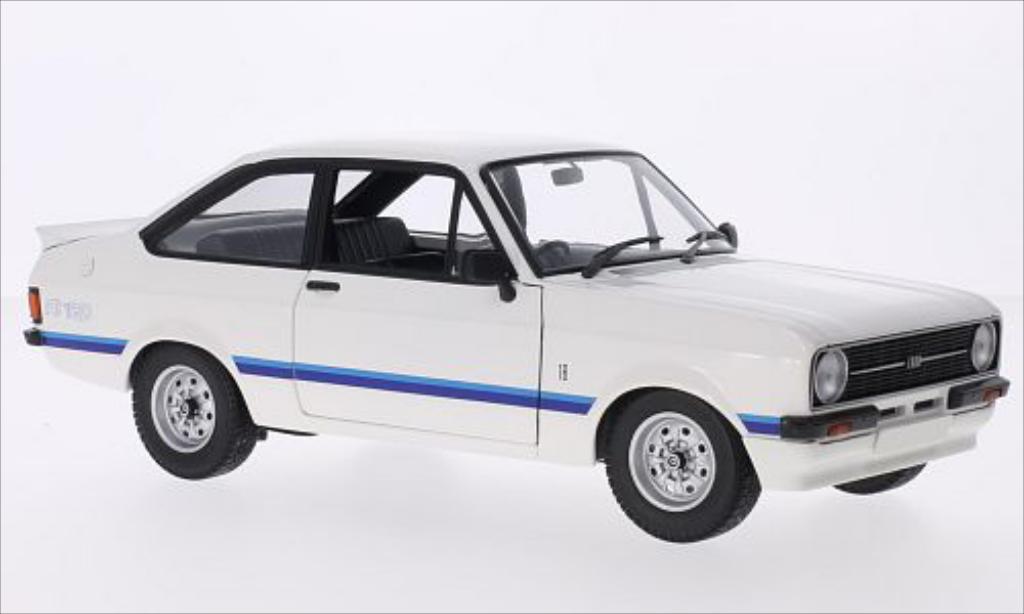 Ford Escort 1/18 Minichamps II 1800 white/Dekor RHD 1975 diecast model cars