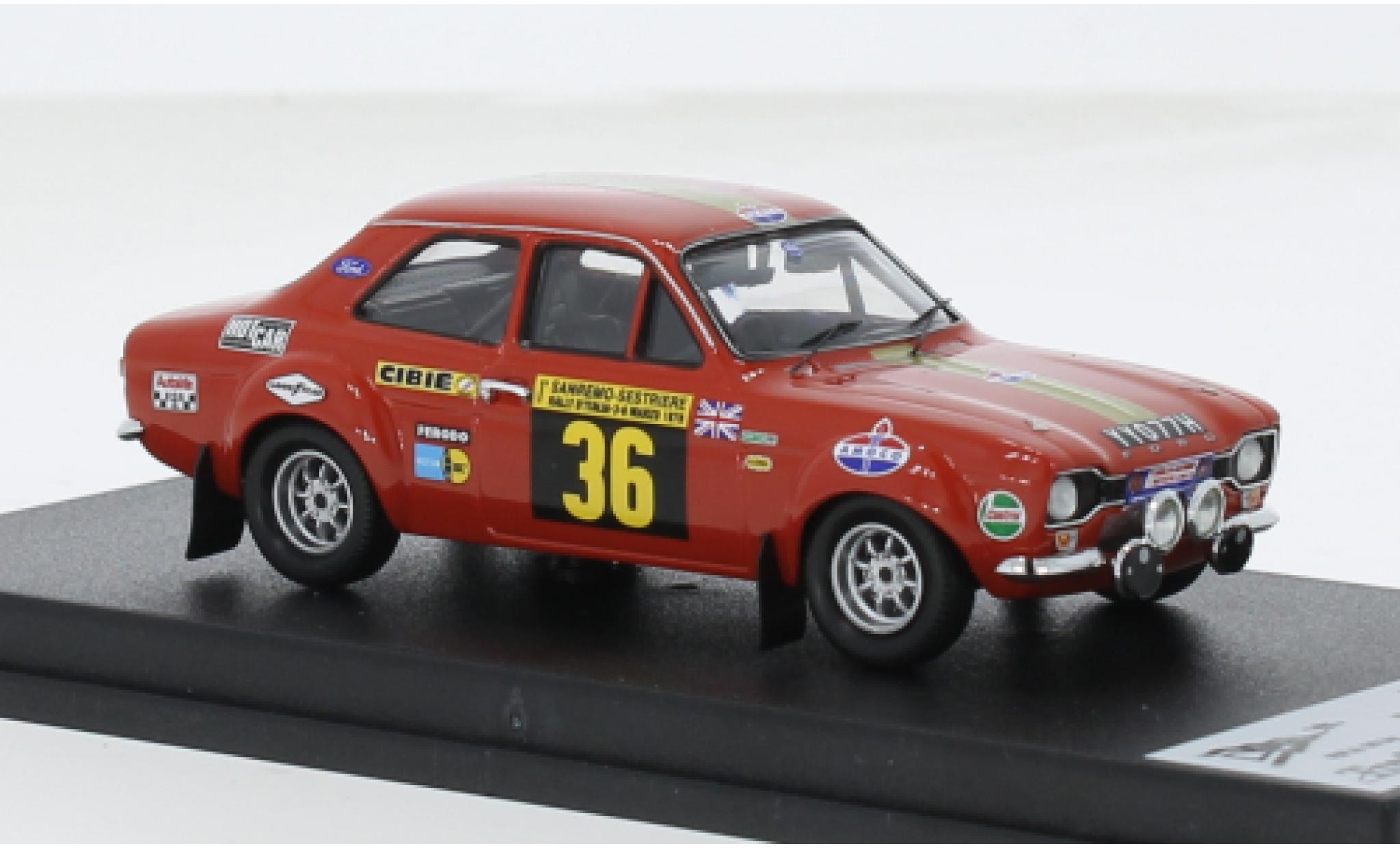 Ford Escort 1/43 Trofeu MK I # 36 1:43 diecast model cars