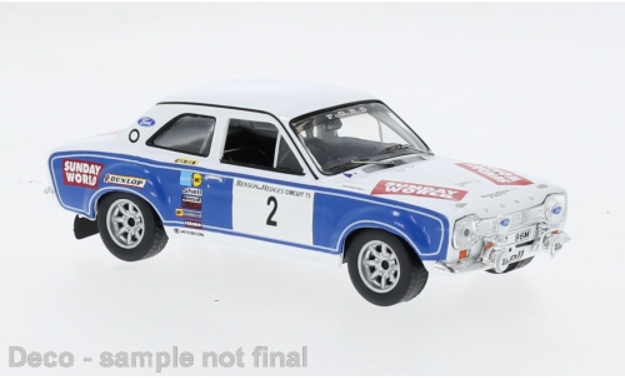 Ford Escort 1/43 IXO MK I RS #2 1:43 diecast model cars