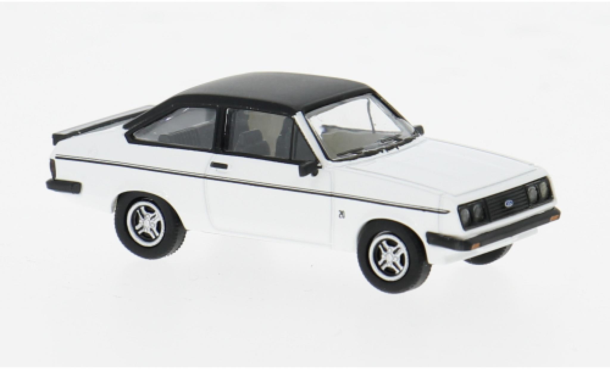 Ford Escort 1/87 PCX87 MK II RS 2000 white/black 1977 1:87 diecast model cars