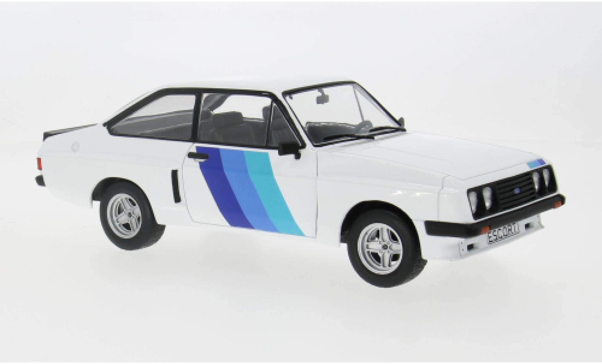 Ford Escort 1/18 MCG MK II RS 2000 X-Pack white/Dekor 1977 1:18 diecast model cars