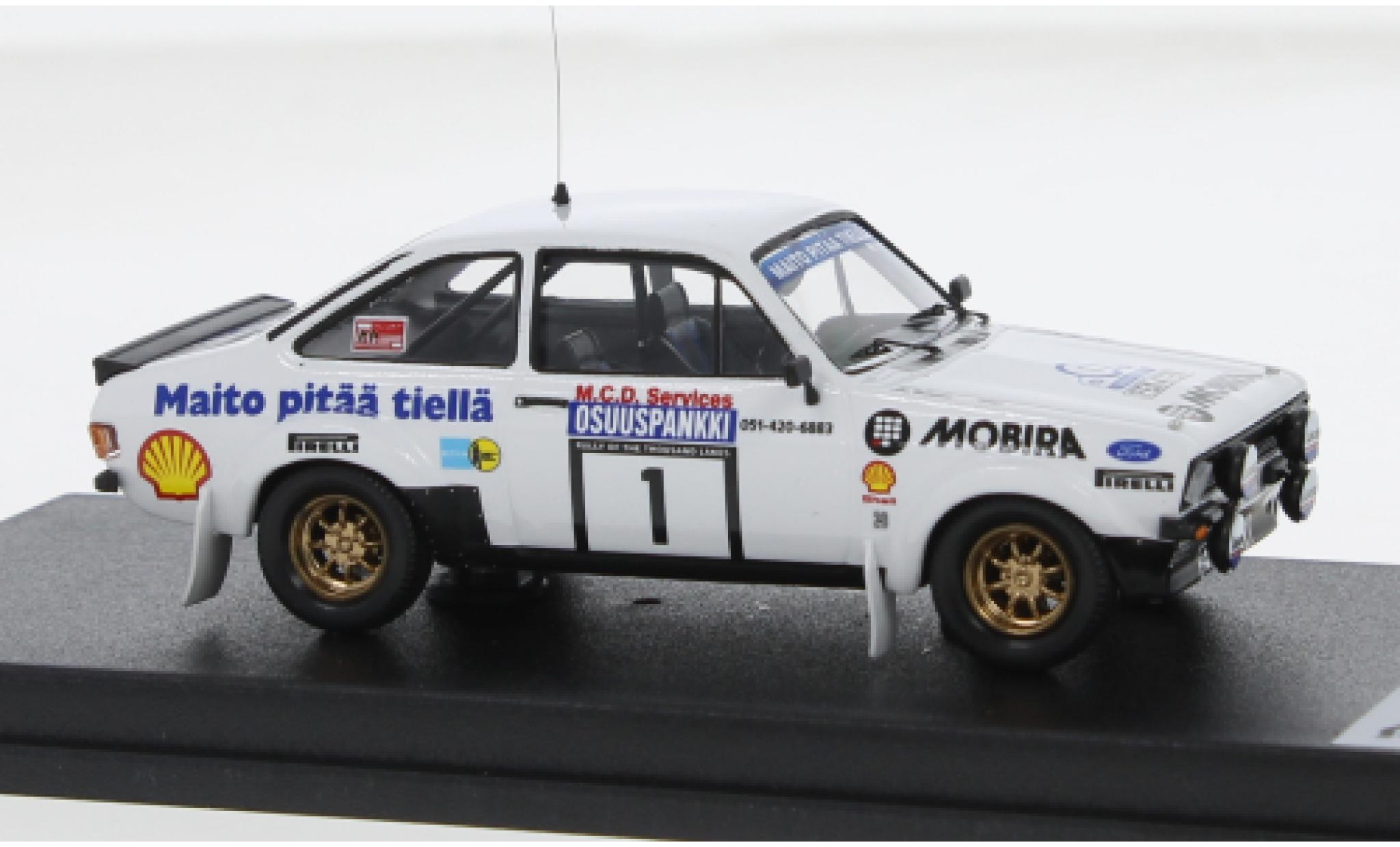 Ford Escort 1/43 Trofeu MK II RS Rally WM 1000 Lakes Rally 1982 A.Vatanen/T.Harryman 1:43 diecast model cars