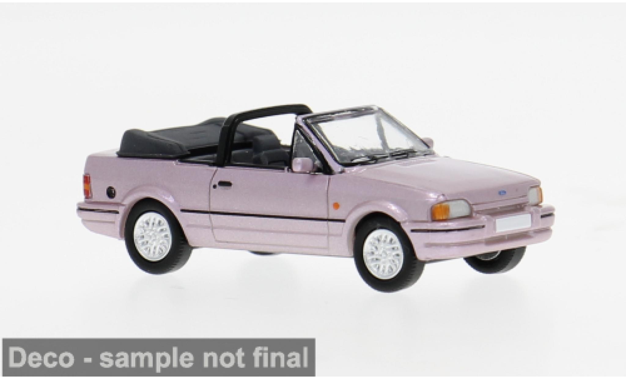 Ford Escort 1/87 PCX87 MK IV Convertible purple 1986 1:87 diecast model cars