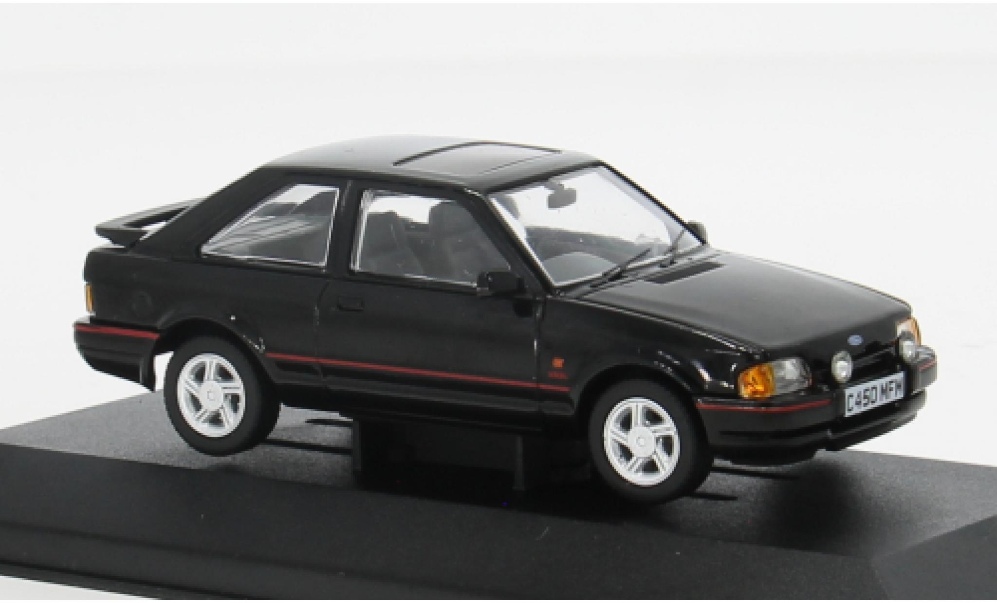 Ford Escort 1/43 Corgi Mk IV XR3i black/red 1986 1:43 diecast model cars