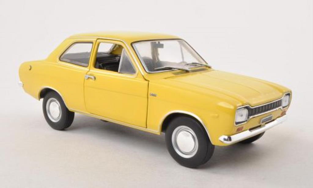 Ford Escort 1/24 WhiteBox MKI 1300 GT yellow 1969 diecast model cars