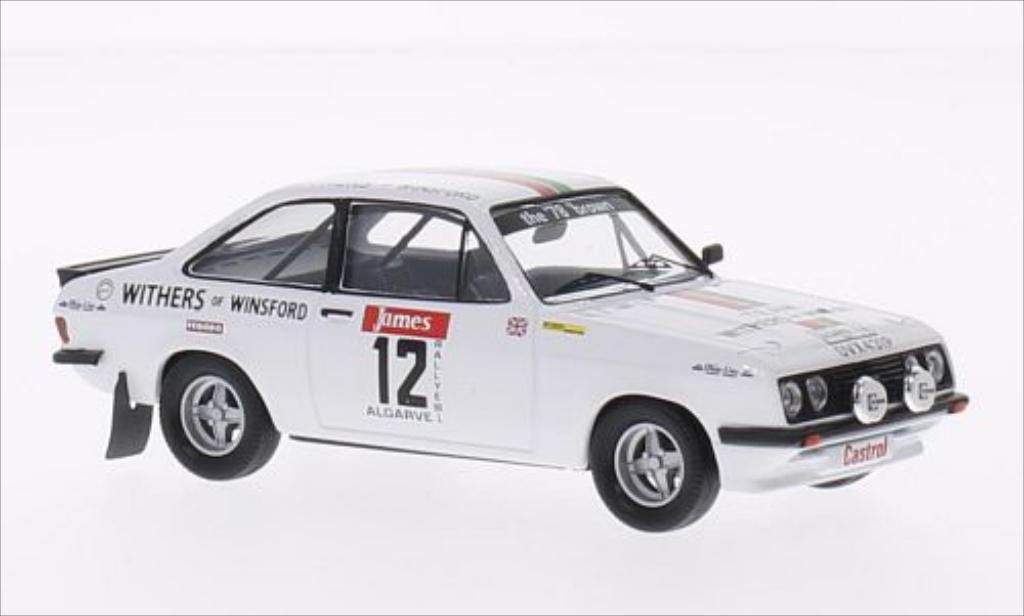 Ford Escort 1/43 Trofeu MKII 2000 No.12 Castrol Rally WM Rally Algarve 1978 /K.Wood diecast model cars