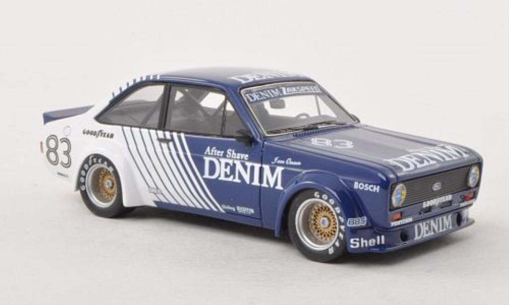 Ford Escort 1/43 Neo MkII Gr.2 No.83 Denim Bergischer Lowe Zolder 1982 diecast model cars