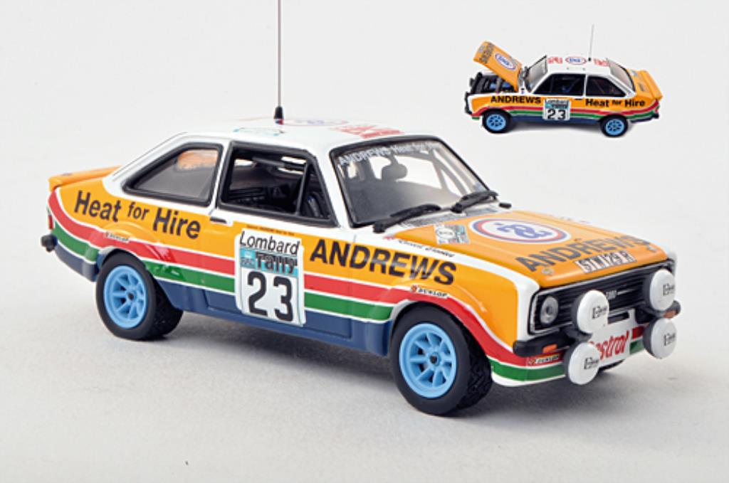 Ford Escort 1/43 Vitesse MKII 1800 No.23 RAC Rally 1977 /J.Brown diecast model cars