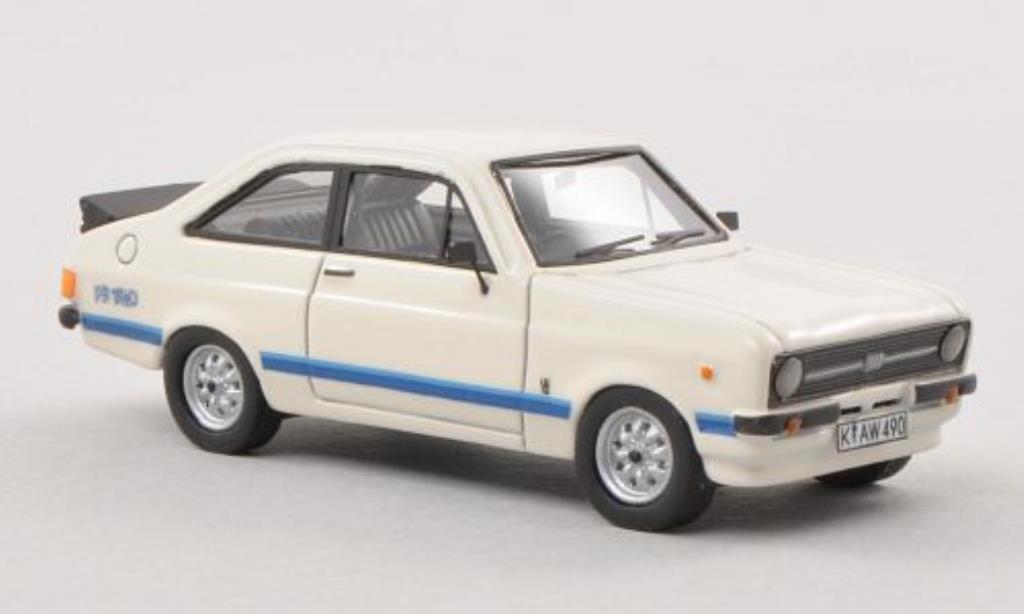 Ford Escort 1/87 Neo MkII 1800 white RHD 1976 diecast model cars