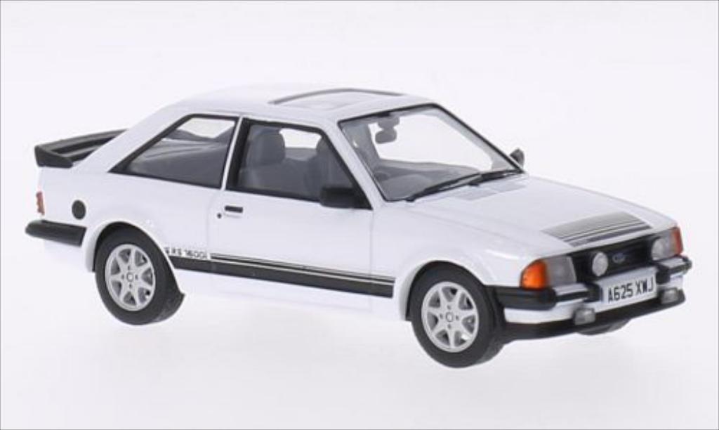 Ford Escort 1/43 Vanguards MkIII 1600i white RHD 1983 diecast model cars
