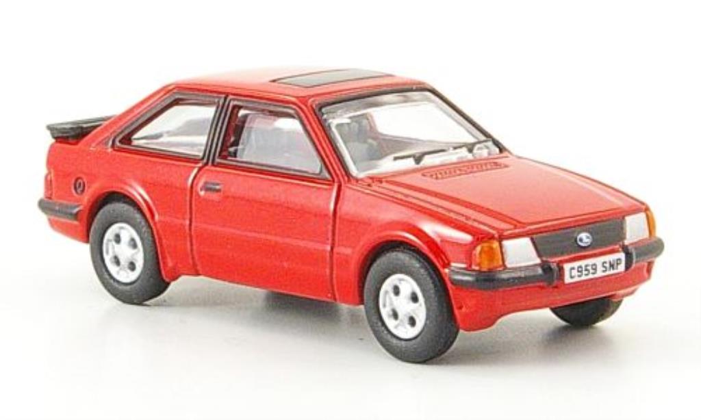 Ford Escort 1/76 Oxford MkIII XR3i red 1982 diecast model cars
