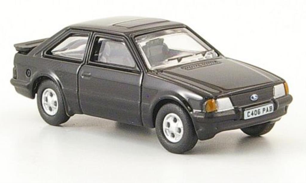 Ford Escort 1/76 Oxford MkIII XR3i black 1982 diecast model cars