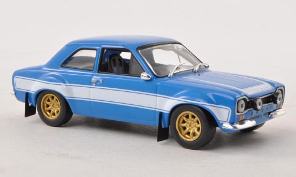 Ford Escort 1/43 Greenlight 2000 MkI blue/white Fast & Furious 1974 diecast model cars