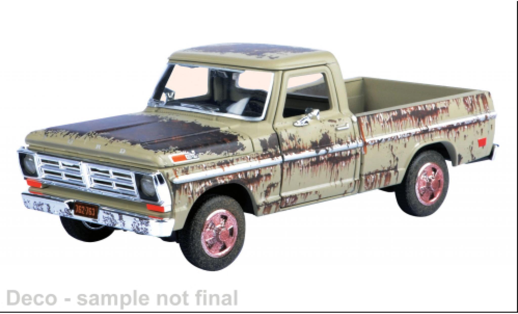 Ford F-1 1/24 Motormax 00 green/Dekor 1972 1:24 diecast model cars