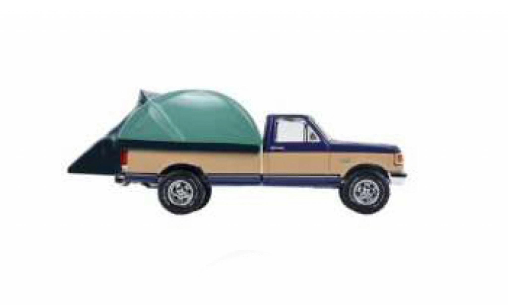 Ford F-1 1/64 Greenlight 50 XLT blue/beige 1987 1:64 diecast model cars
