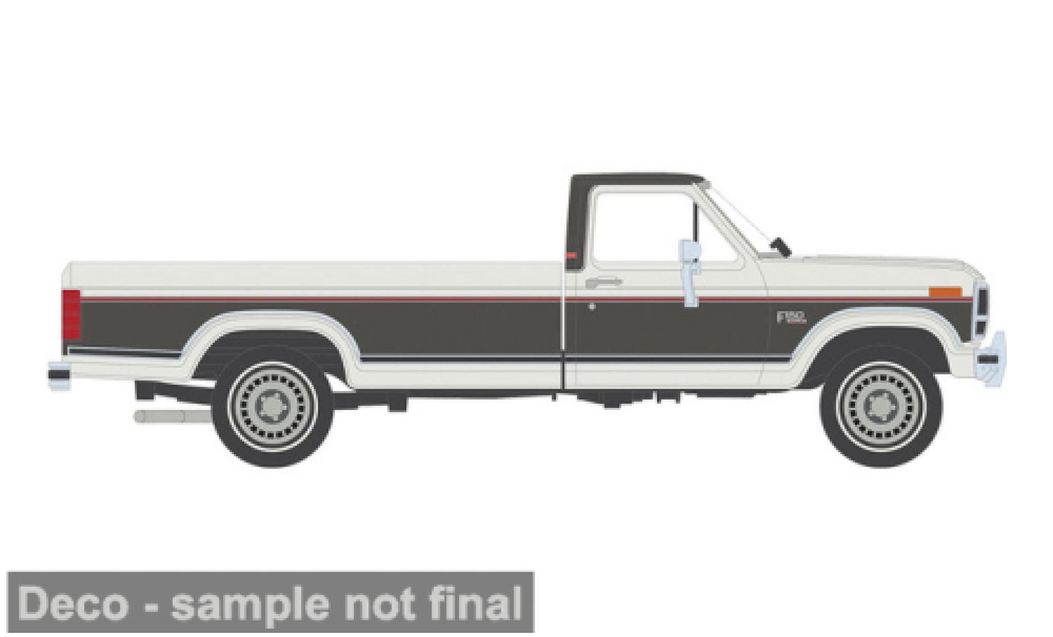 Ford F-1 1/64 IXO America 50 XLT white/grey 1986 1:64 diecast model cars