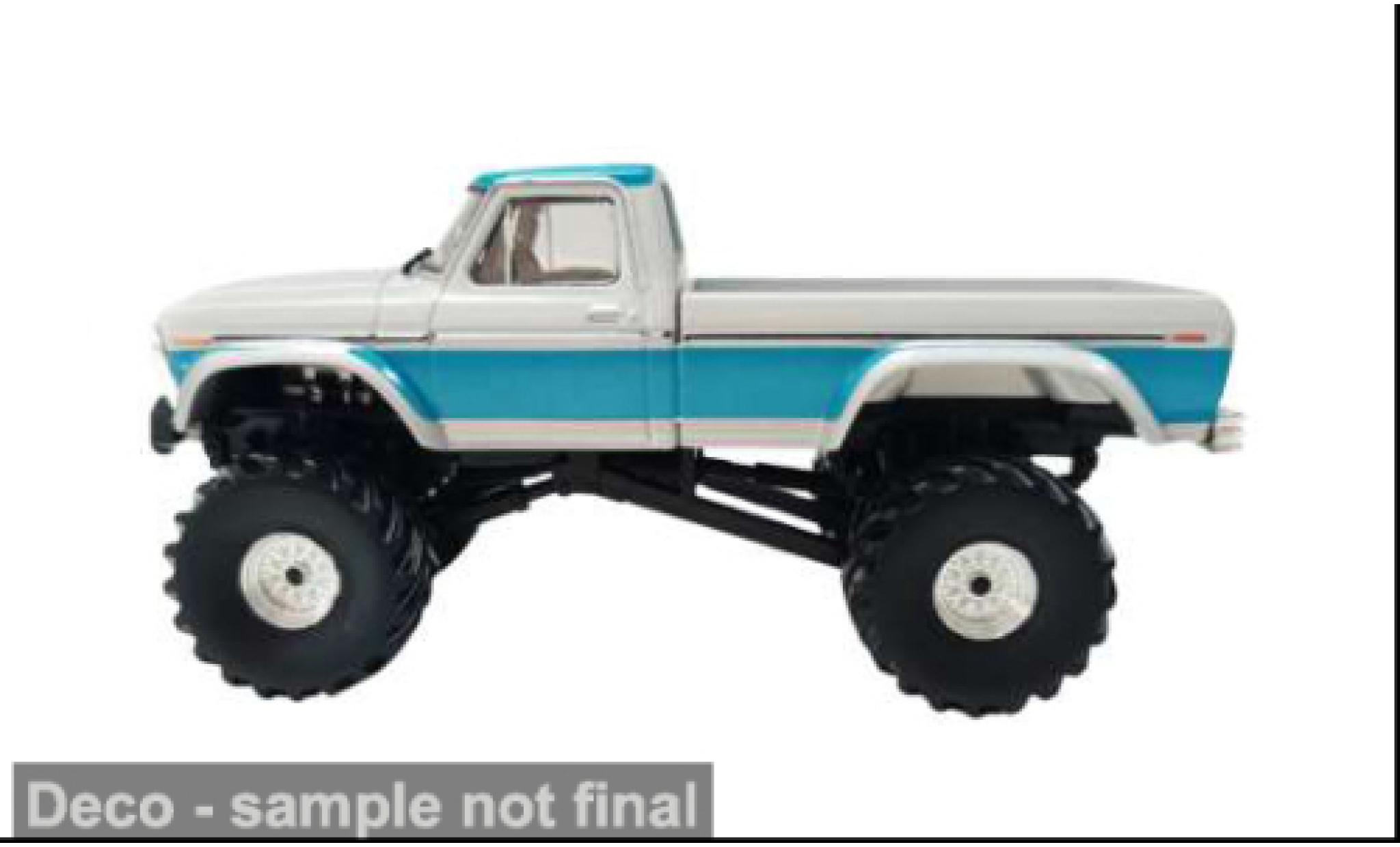 Ford F-250 1/43 Greenlight silver/t&uuml;rkis 1976 1:43 diecast model cars