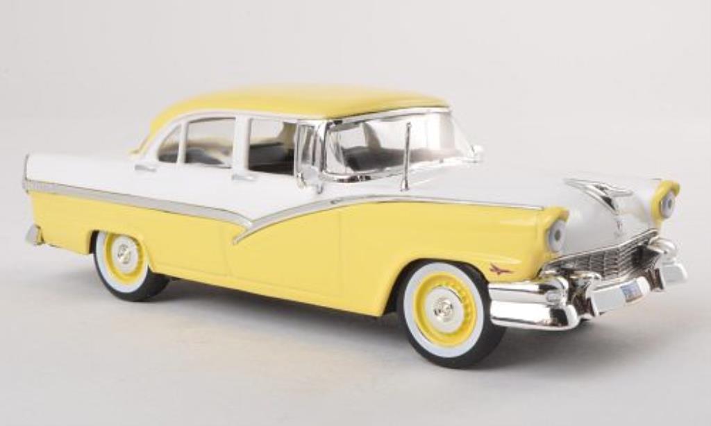 Ford Fairline 1/43 WhiteBox yellow/white 1956 diecast model cars