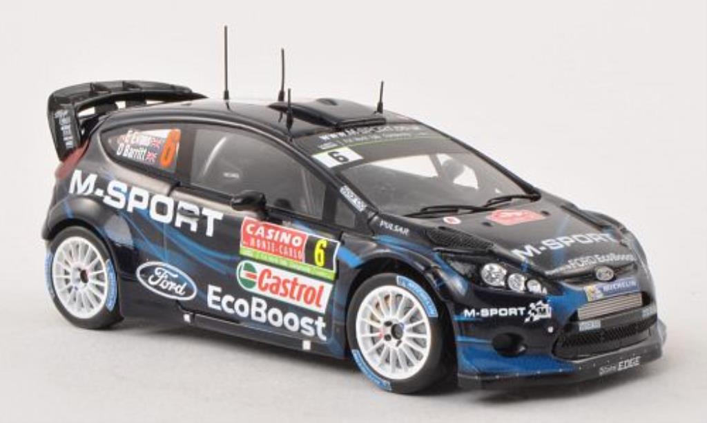 Ford Fiesta 1/43 Spark No.6 M-Sport LTD Rally Monte Carlo 2014 /D.Barritt diecast model cars