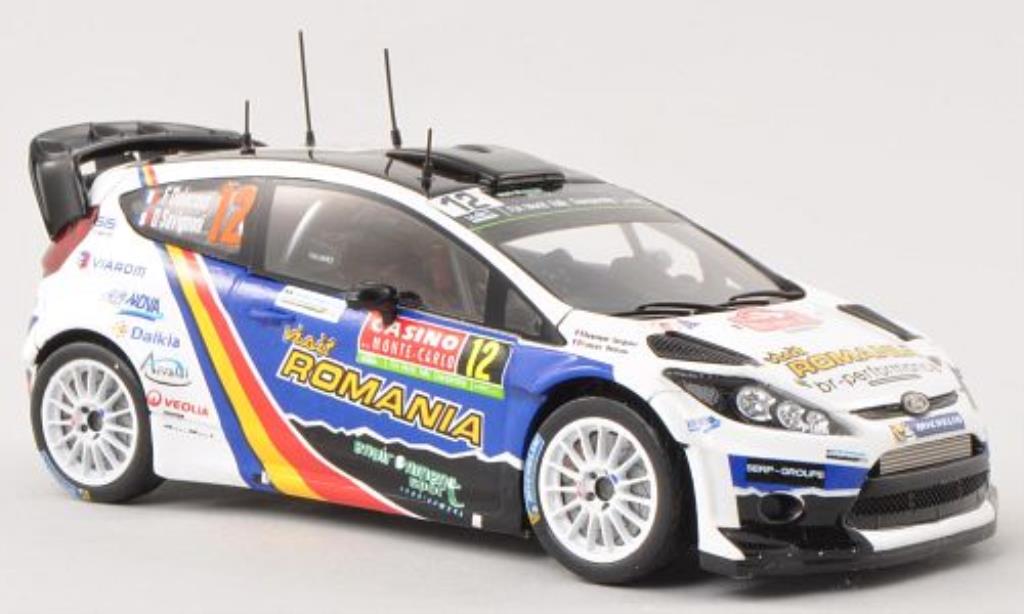 Ford Fiesta 1/43 Spark WRC No.12 Visit Romania Rally Monte Carlo 2014 /D.Savignoni diecast model cars