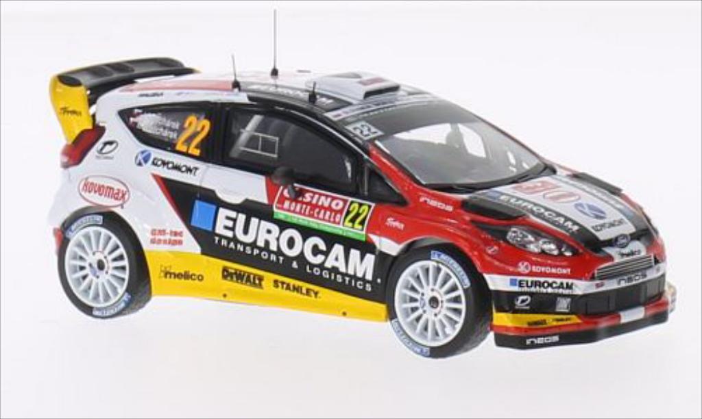 Ford Fiesta 1/43 IXO WRC No.22 Eurocam WRC Rally Monte-Carlo 2014 /E.Melicharek diecast model cars