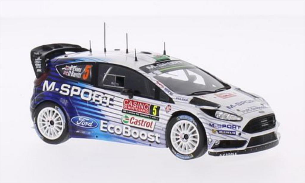 Ford Fiesta WRC 1/43 Spark WRC No.5 M-Sport World Rally Team Rally Monte Carlo 2015 /D.Barritt diecast model cars