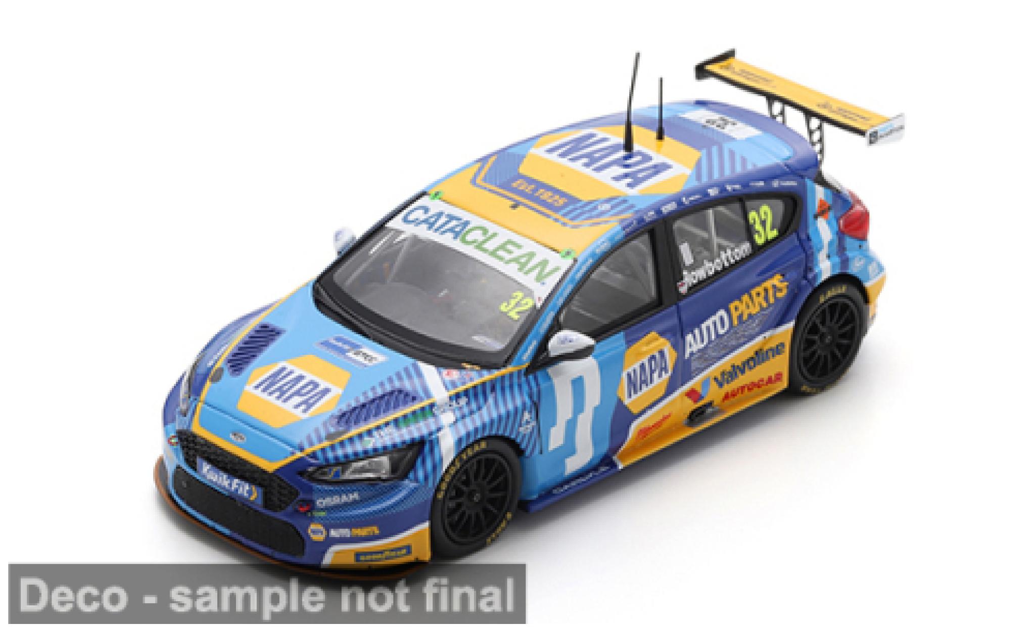 Ford Focus 1/43 Spark BTCC 2025 #32 D.Rowbottom 1:43 diecast model cars