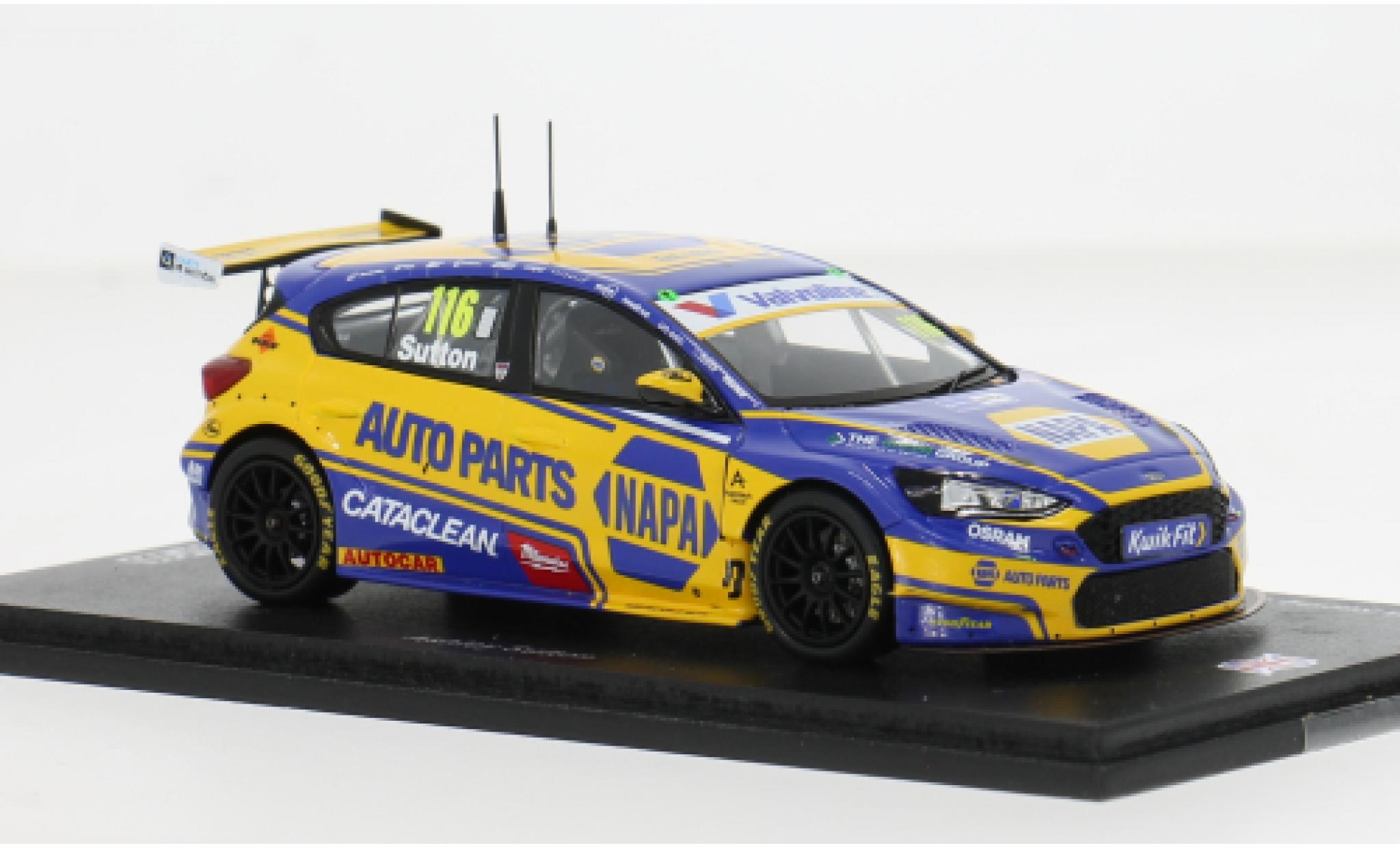 Ford Focus 1/43 Spark BTCC Donington 2025 #116 A.Sutton 1:43 diecast model cars