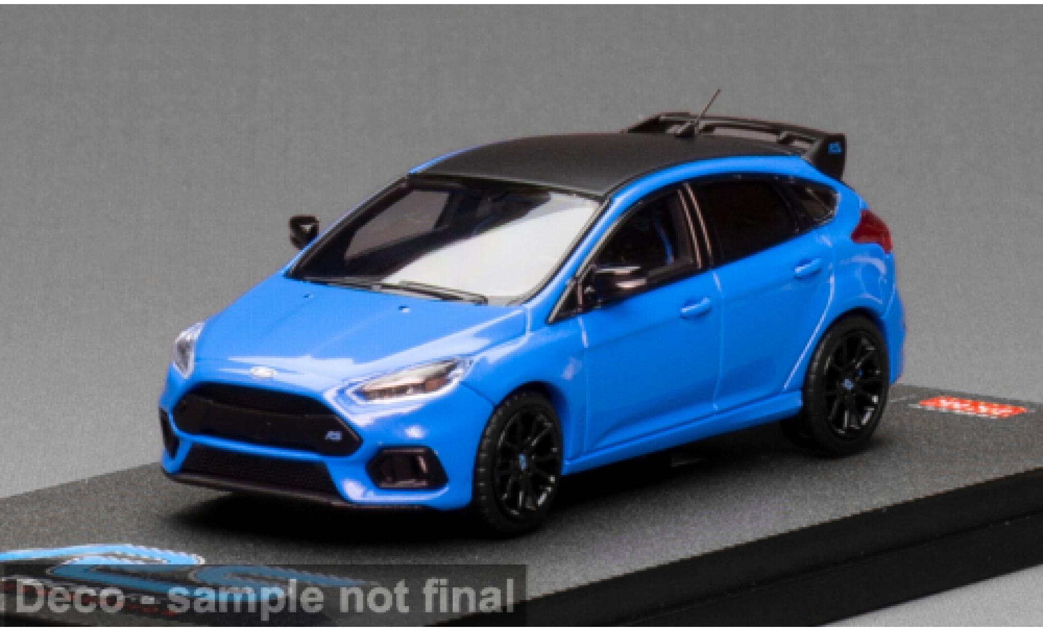 Ford Focus 1/64 Sun Star RS blue/black 2018 1:64 diecast model cars