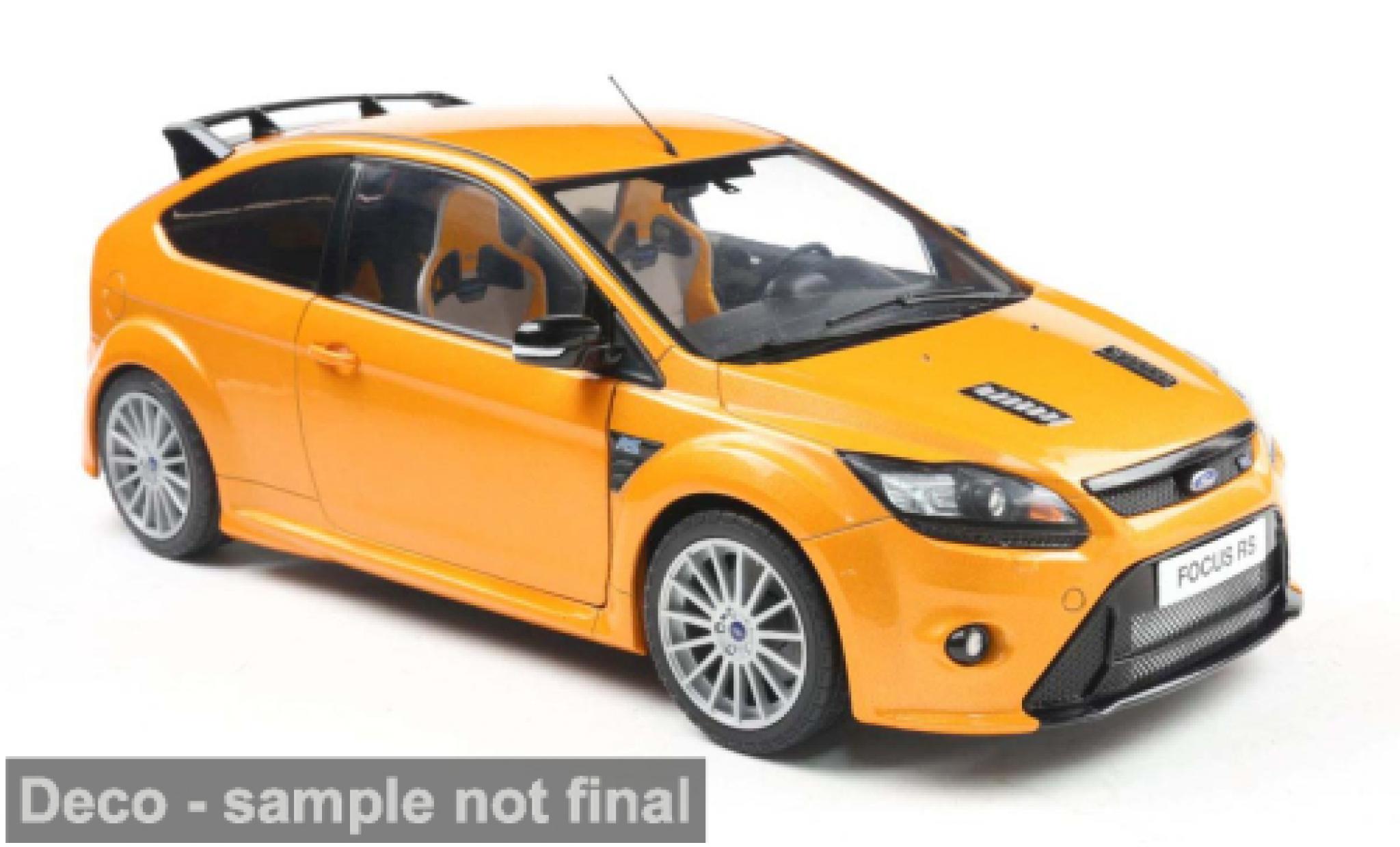 Ford Focus 1/18 Solido RS MK2 orange 2009 1:18 diecast model cars