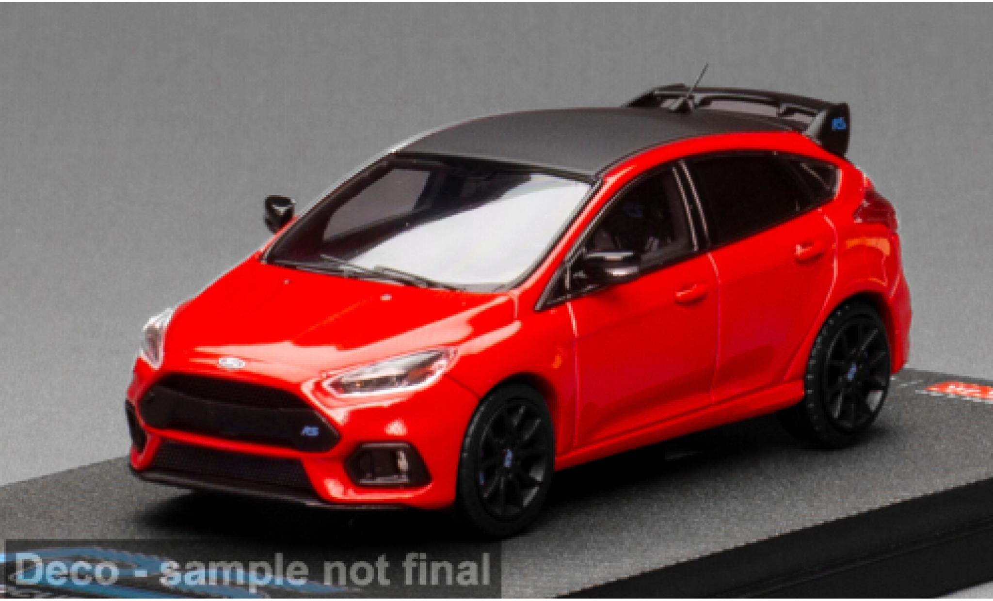 Ford Focus 1/64 Sun Star RS red/black 2018 1:64 diecast model cars