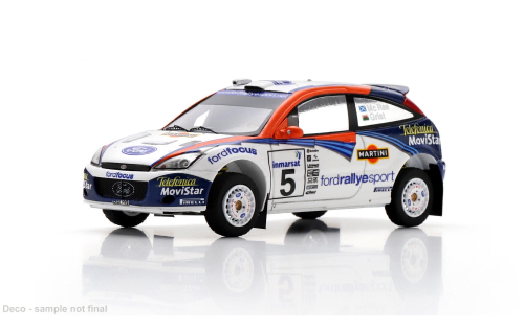 Ford Focus 1/43 Spark Safari Rally 2002 #5 C.McRae/N.Grist 1:43 diecast model cars