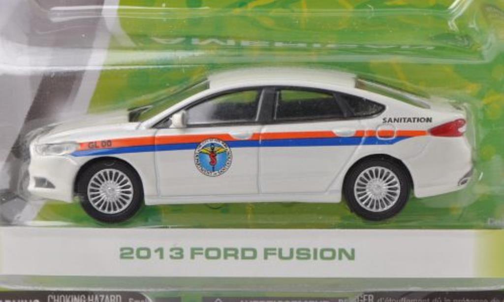 Ford Fusion 1/64 Greenlight N.Y. Department of Sanitation 2013 diecast model cars