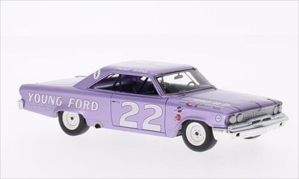 Ford Galaxy 1/43 Spark No.22 Darlington 1963 diecast model cars