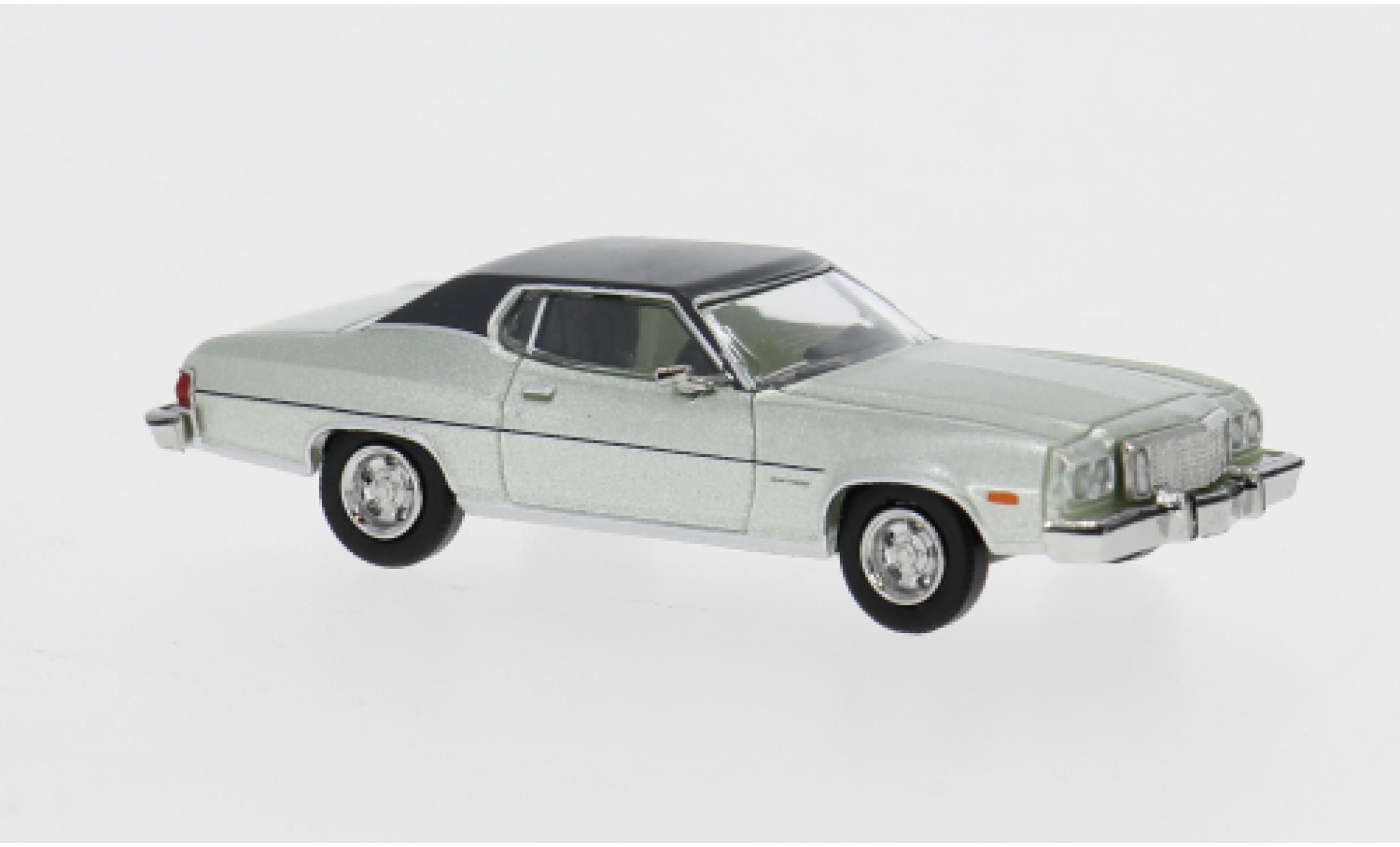 Ford Gran Torino 1/87 Brekina green/grey 1976 1:87 diecast model cars