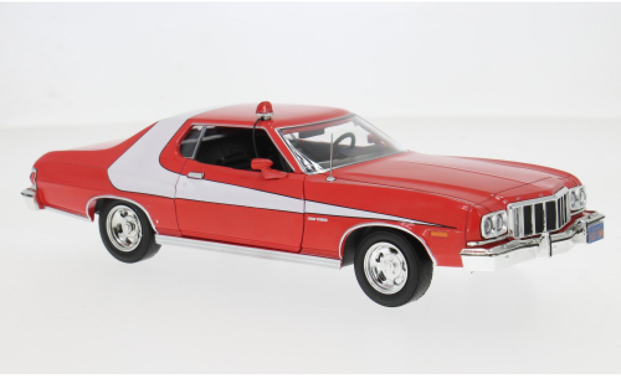 Ford Gran Torino 1/24 Greenlight red/white 1976 1:24 diecast model cars