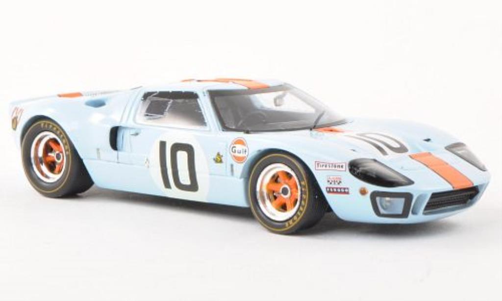 Ford GT40 1/43 Spark GT 40 No.10 Gulf 24h Le Mans 1968 /D.Hopps diecast model cars