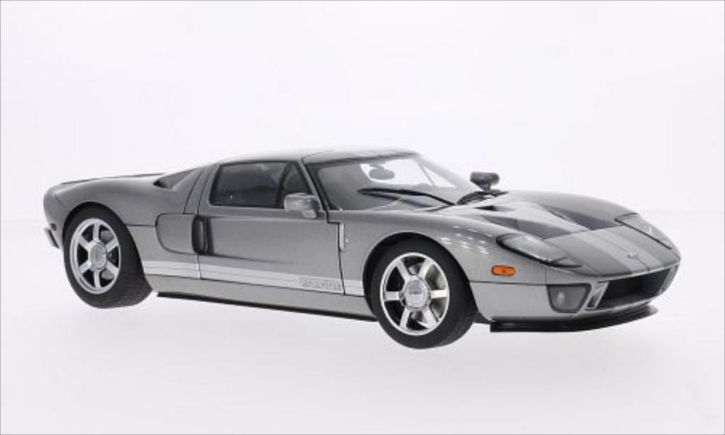 Ford GT 1/18 Autoart metallic grey/grey 2004 diecast model cars