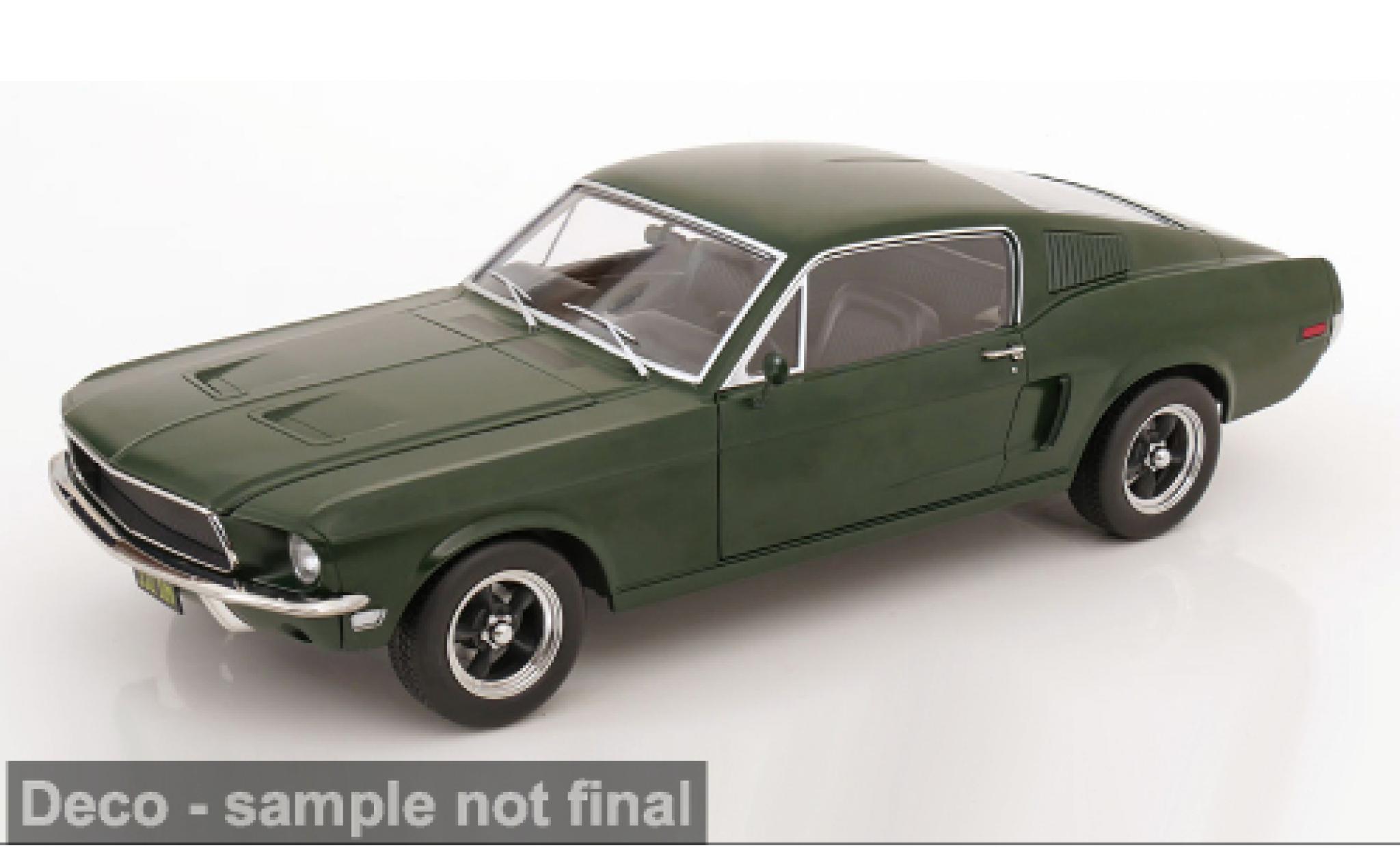 Ford Mustang 1/12 KK Scale GT Fastback green 1968 1:12 diecast model cars