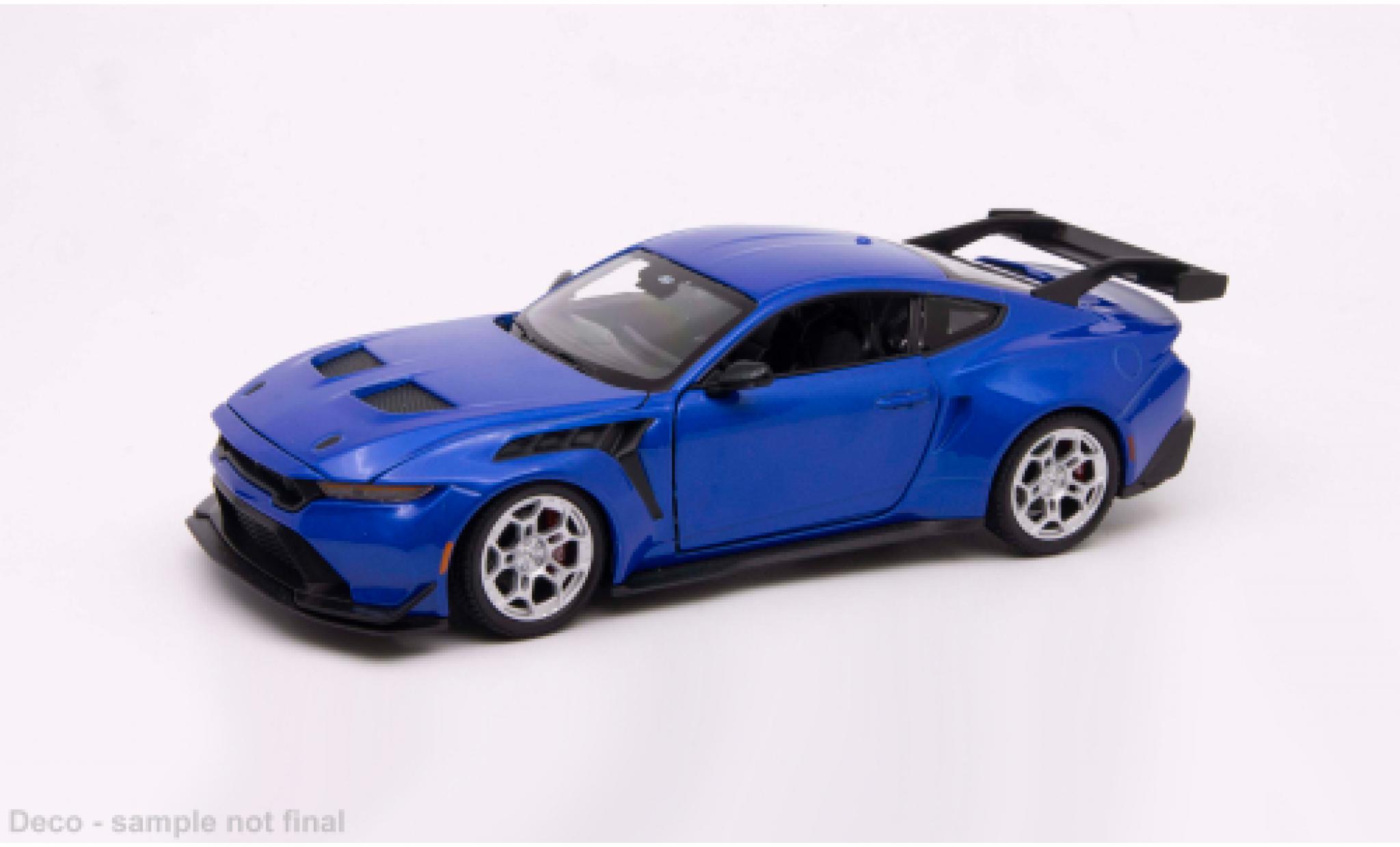 Ford Mustang 1/24 Welly GTD blue 1:24 diecast model cars