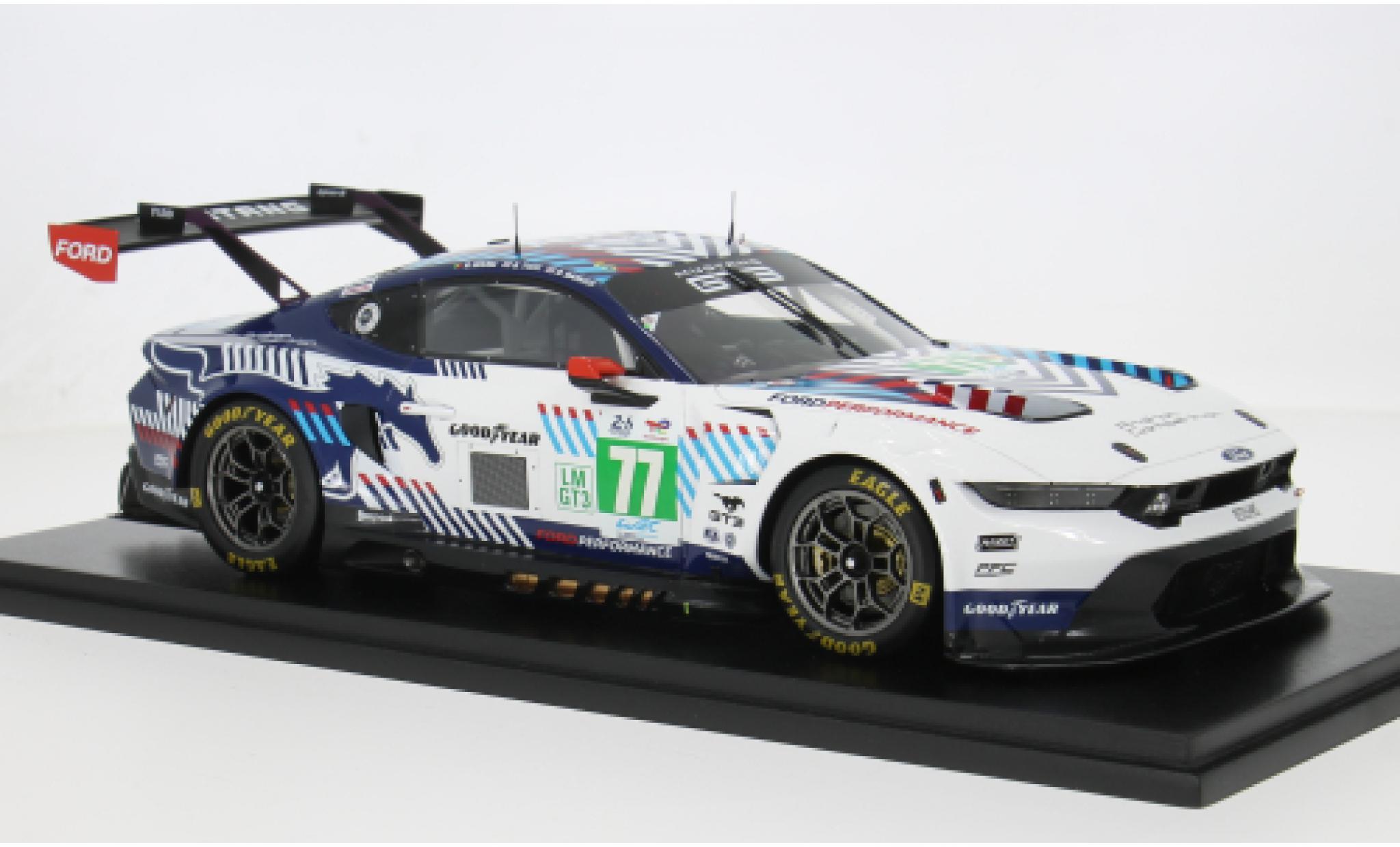Ford Mustang 1/18 Spark LMGT3 24h Le Mans 2025 #77 B.Sousa/B.Tuck 1:18 diecast model cars