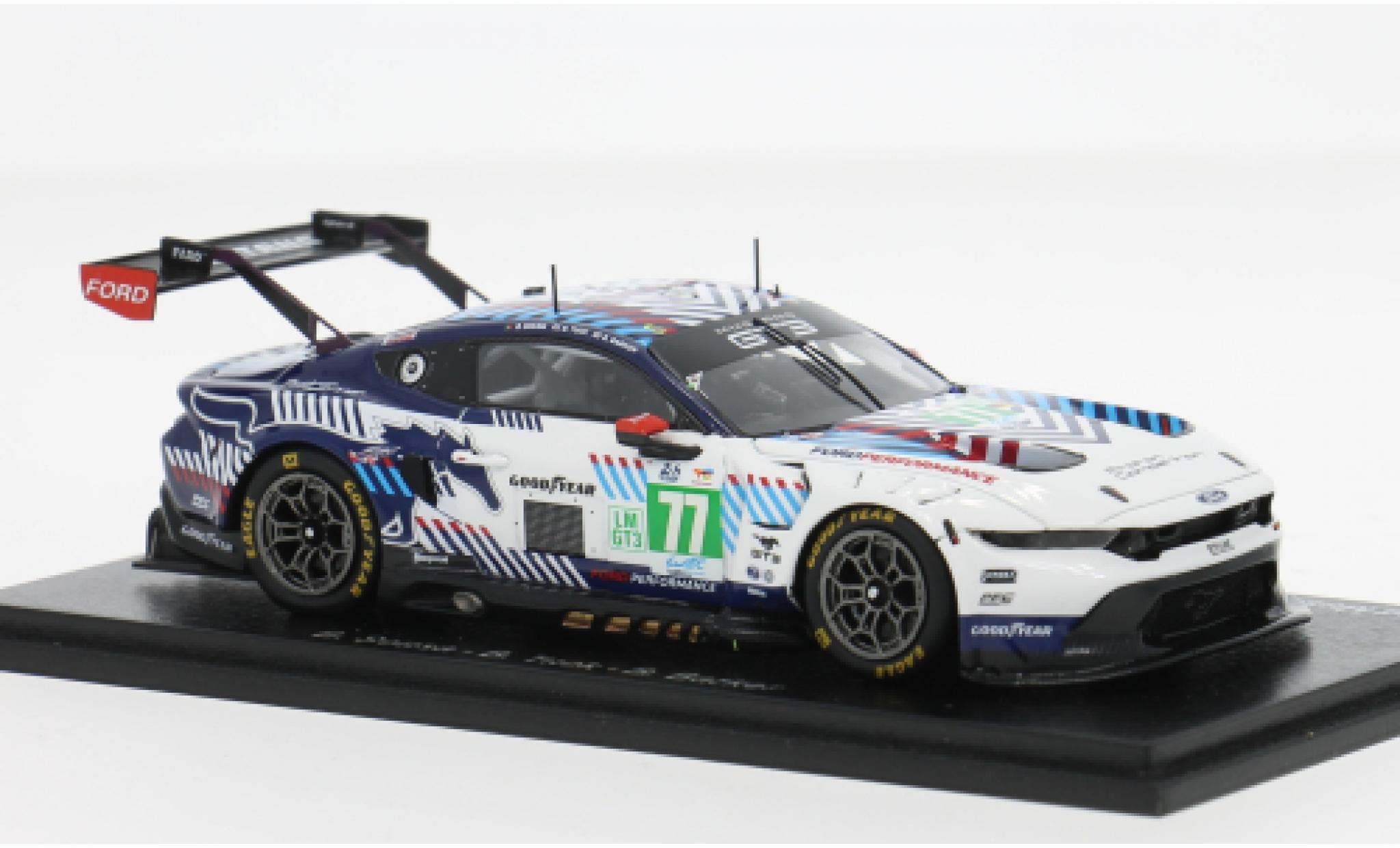 Ford Mustang 1/43 Spark LMGT3 Le Mans 24h Le Mans 2025 Predon Competition #77 B.Sousa/B.Tuck 1:43 diecast model cars