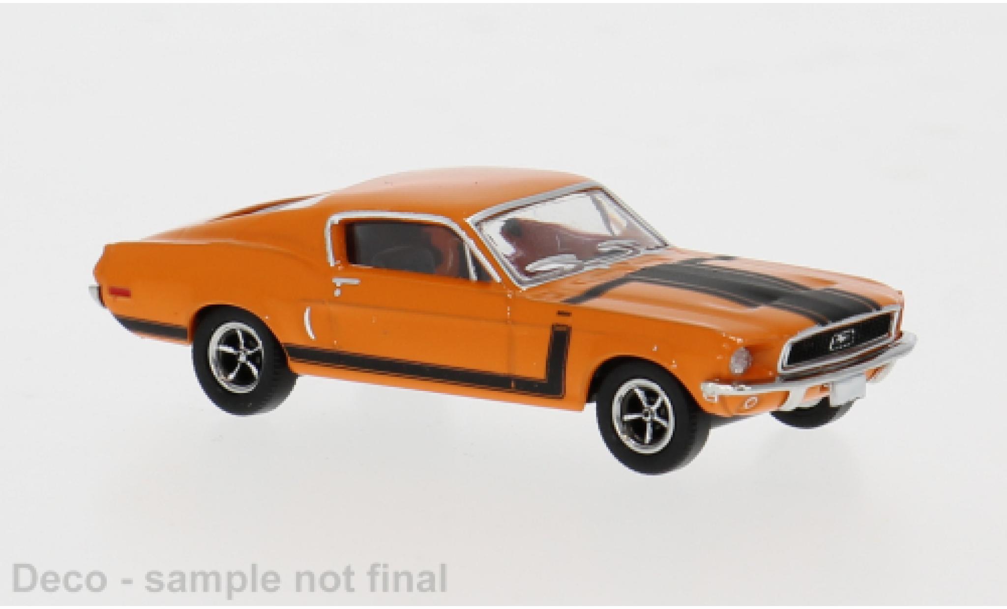 Ford Mustang 1/87 Brekina orange 1968 1:87 diecast model cars