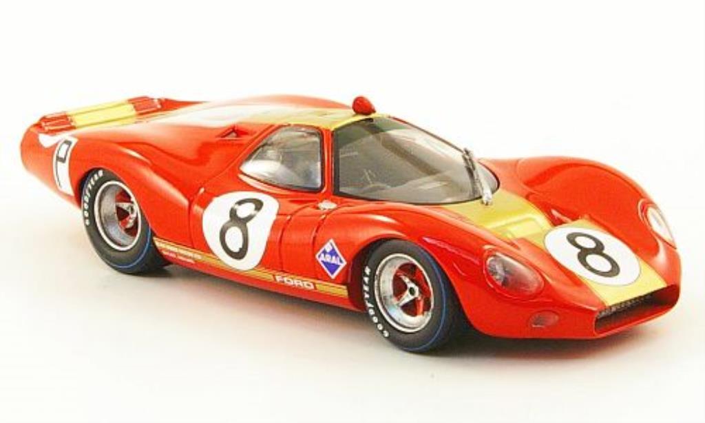 Ford P68 1/43 Minichamps F3L No.8 Alan Mann Racing Irwin/Rodriguez 1000 Km Nurburgring 1968 diecast model cars