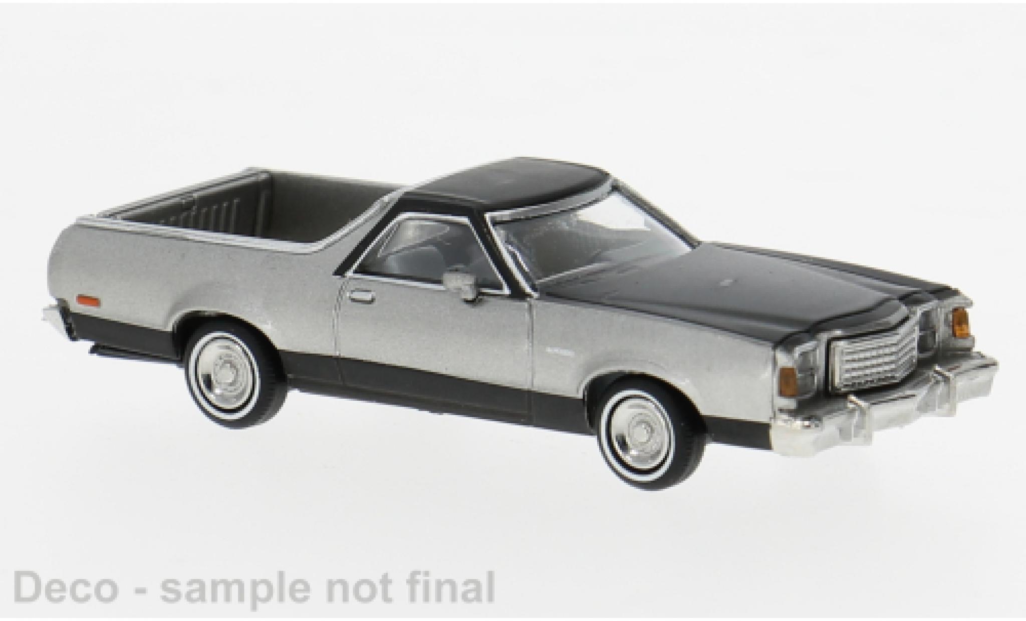 Ford Ranchero 1/87 Brekina 500 silver 1977 1:87 diecast model cars