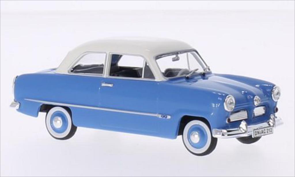 Ford Taunus 1/43 Norev 12M blue/white 1954 diecast model cars